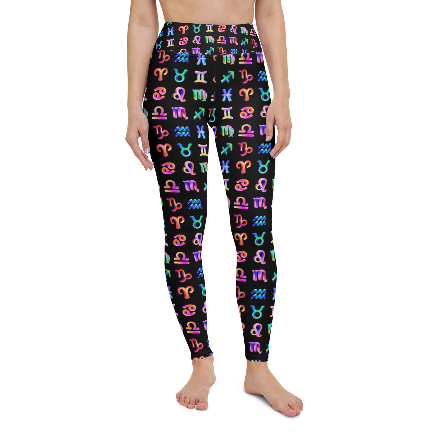 Zodiac Sign Symbols Yoga Leggings