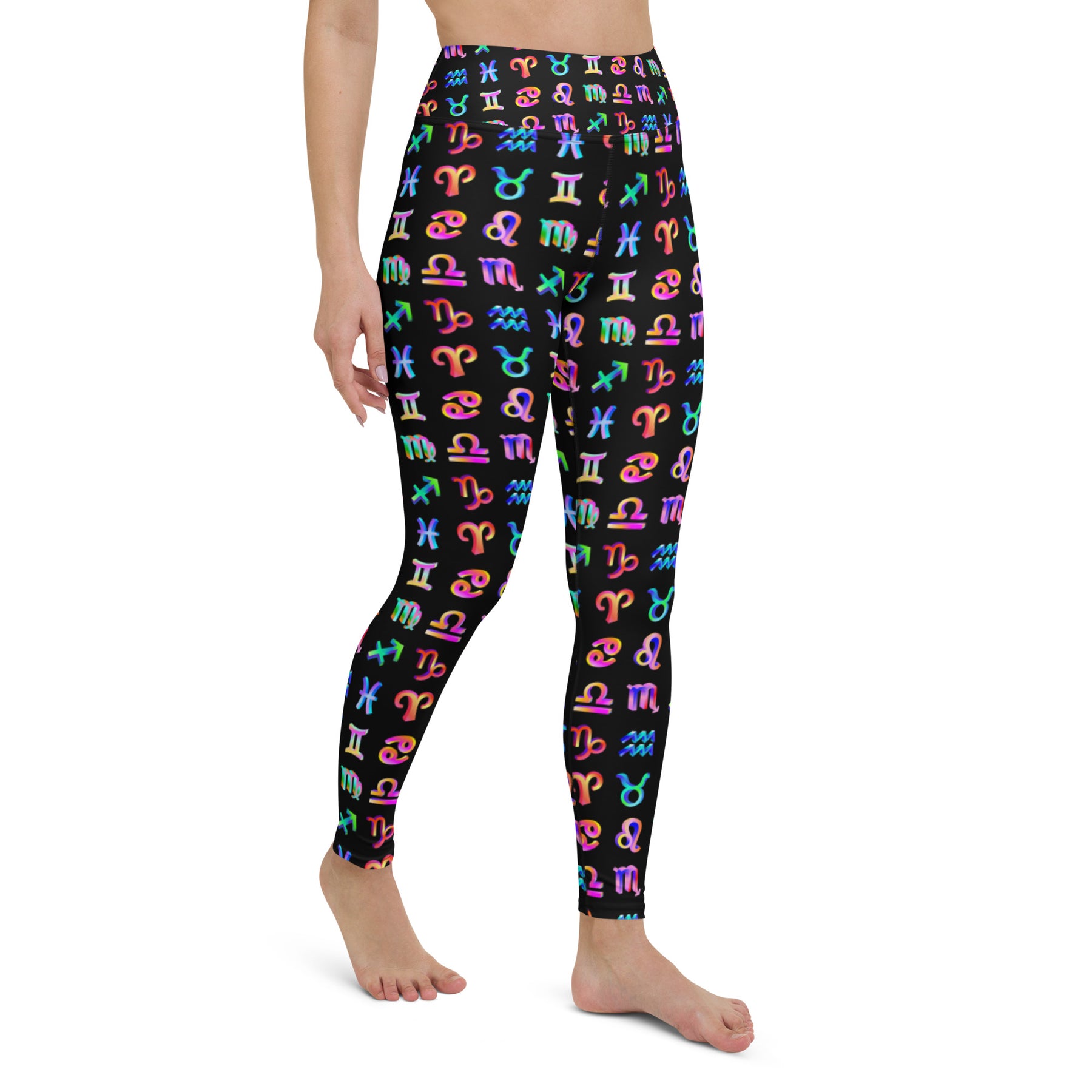 Zodiac Sign Symbols Yoga Leggings