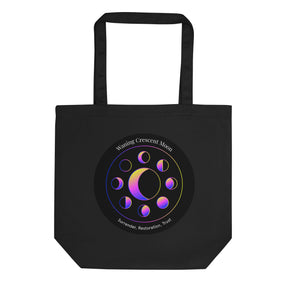 Waning Crescent Moon Tote Bag