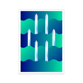 Six of Swords Print
