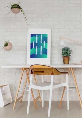 Six of Swords Print