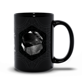 Obsidian Black Mug