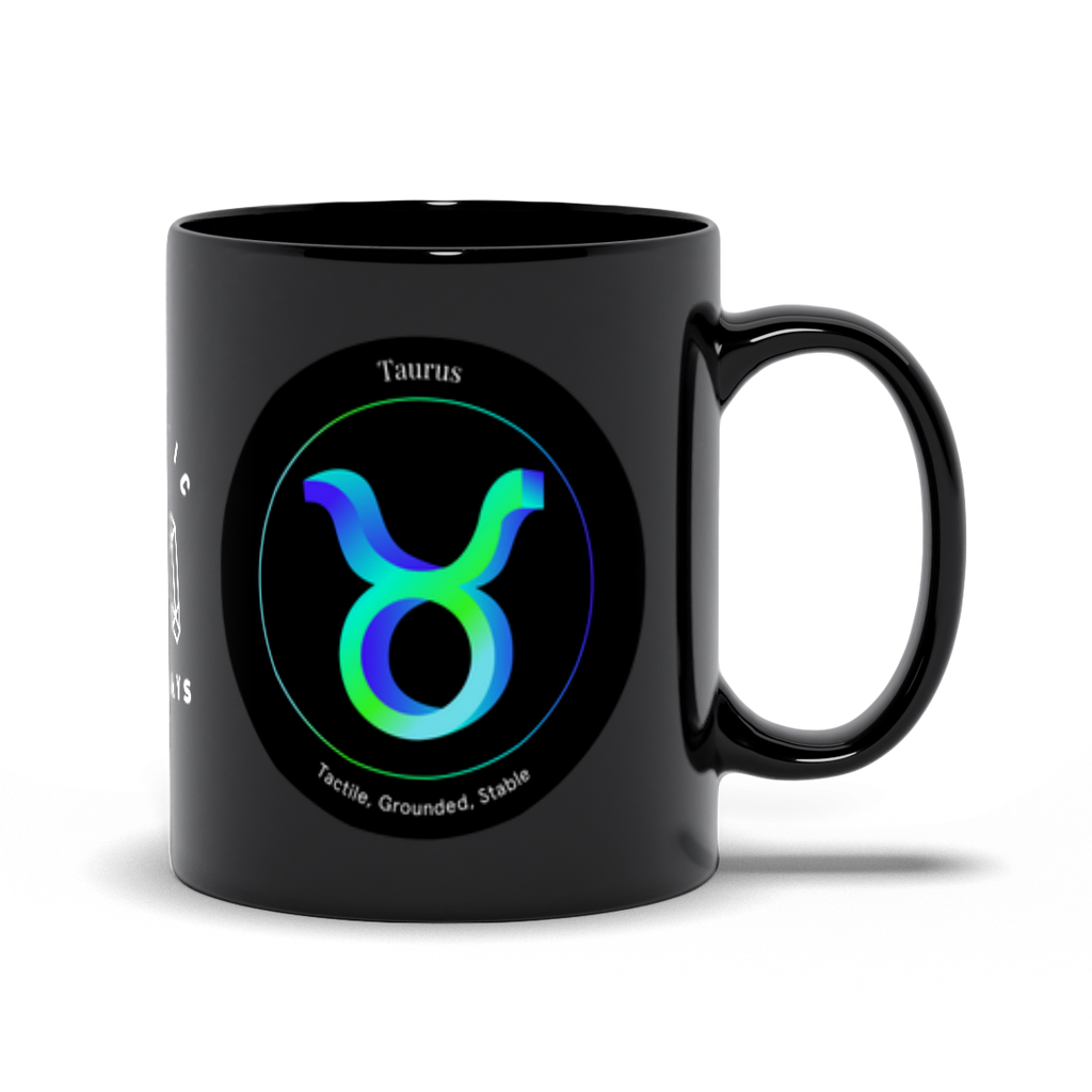 Taurus Black Mug