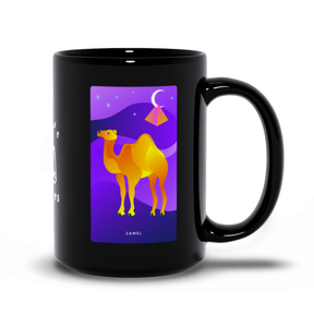Camel Black Mug