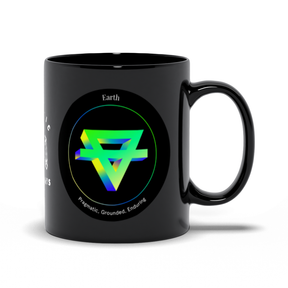 Earth Black Mug