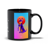 Dog Black Mug