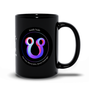 South Node Black Mug