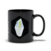 Golden Enhydro Herkimer Black Mug