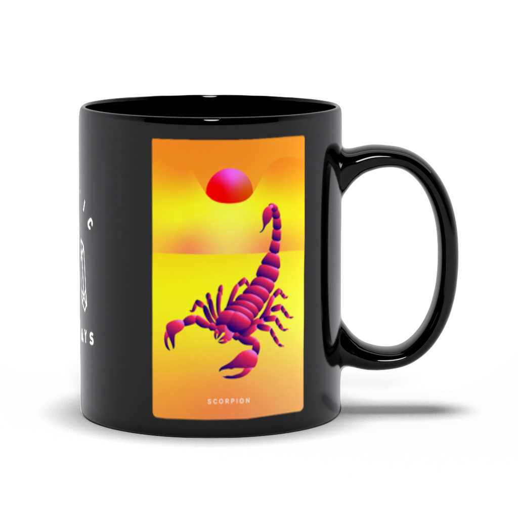 Scorpion Black Mug