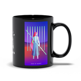 Nine of Wands Black Mug