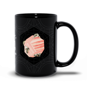 Morganite Black Mug