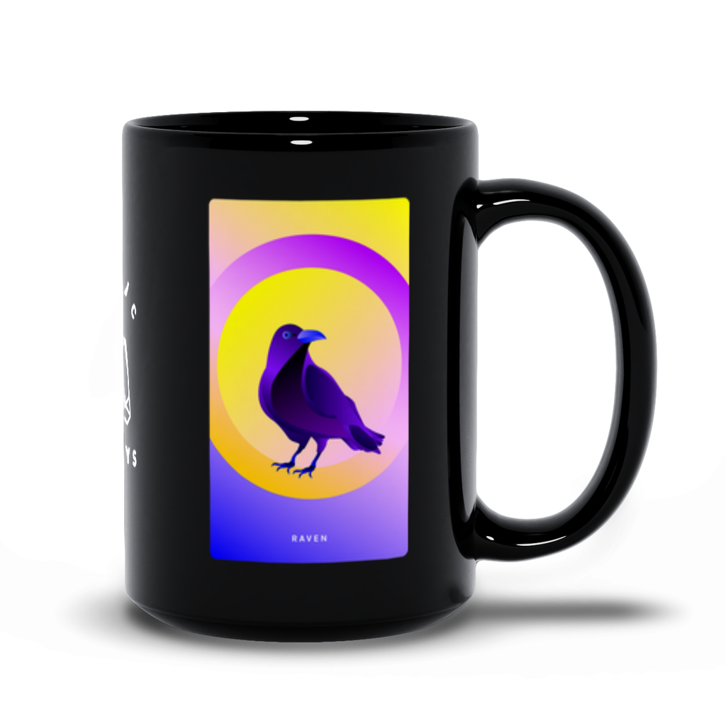 Raven Black Mug