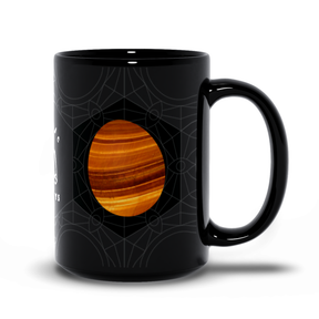 Tiger’s Eye Black Mug