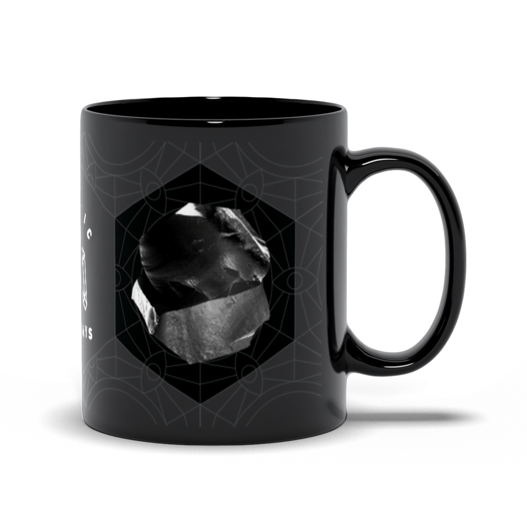 Obsidian Black Mug