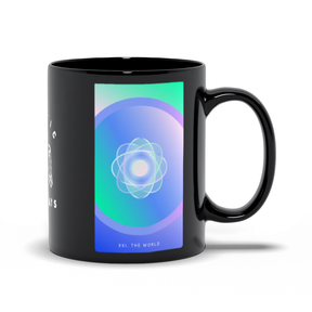 The World Black Mug