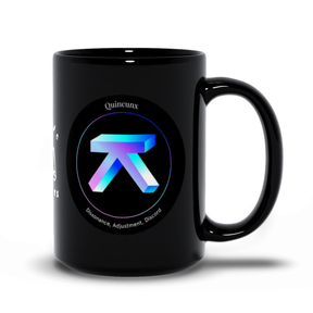 Quincunx Black Mug