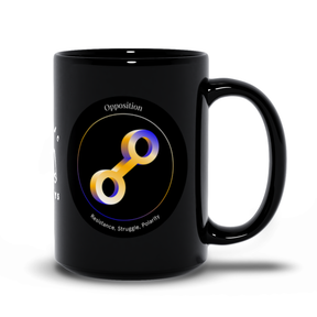 Opposition Black Mug