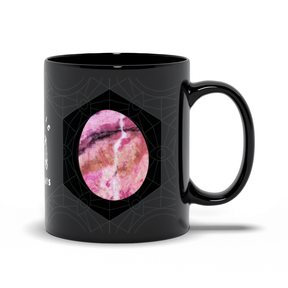 Rhodonite Black Mug