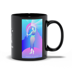 Princess of Swords Black Mug