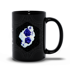 Blue Spinel Black Mug