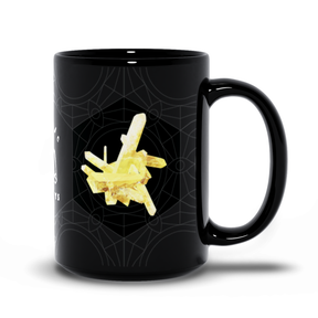 Golden Healer Black Mug