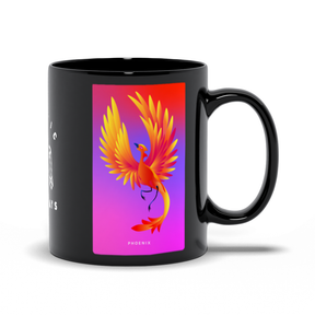 Phoenix Black Mug