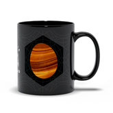 Tiger’s Eye Black Mug