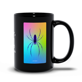 Spider Black Mug