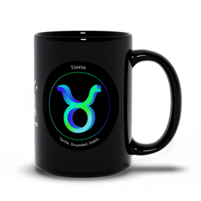 Taurus Black Mug