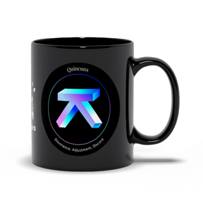 Quincunx Black Mug